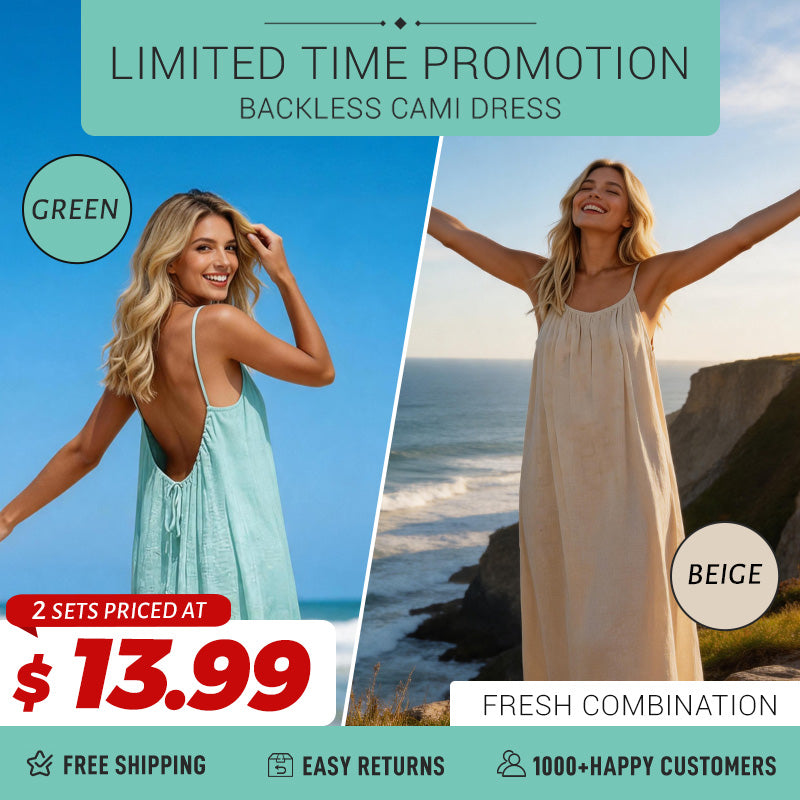 Limited Time Promotion - Backless Cami Dress