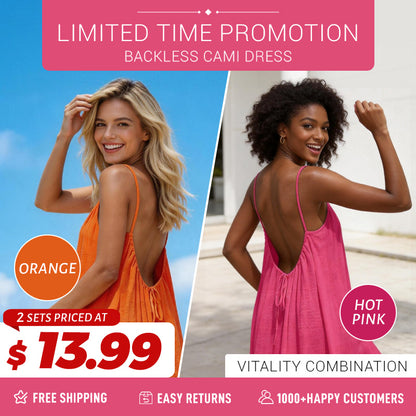 Limited Time Promotion - Backless Cami Dress