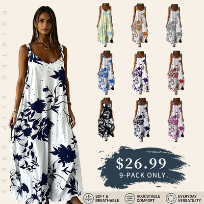 🔥Last day promotion🔥 Printed Slip Dress