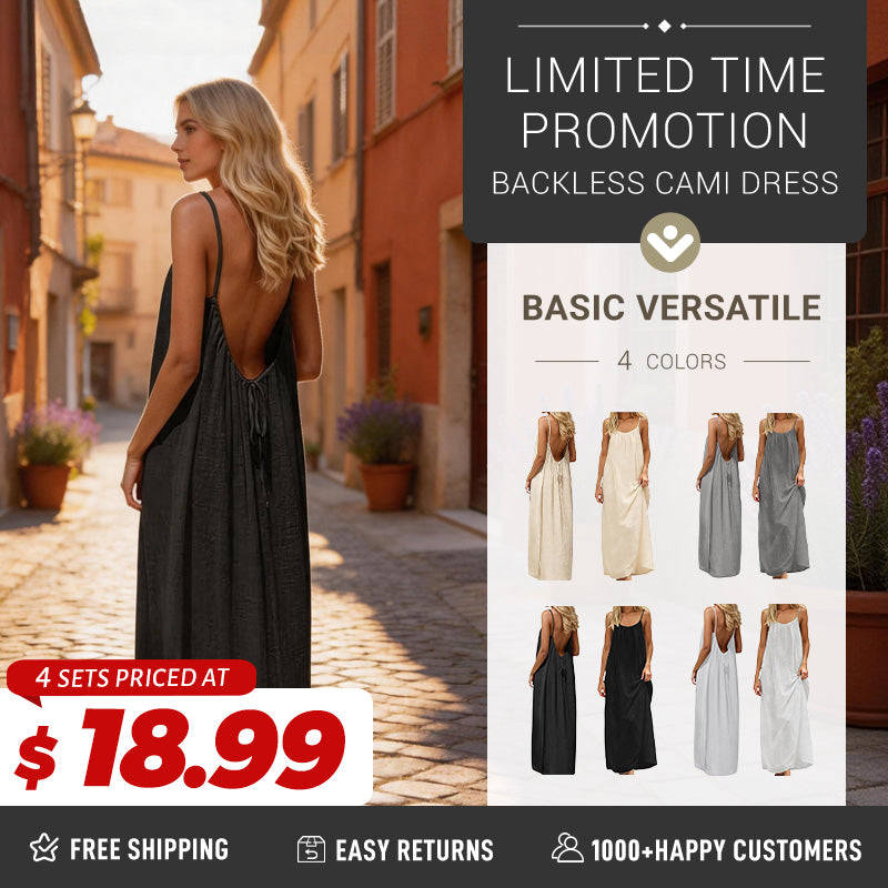 Limited Time Promotion - Backless Cami Dress