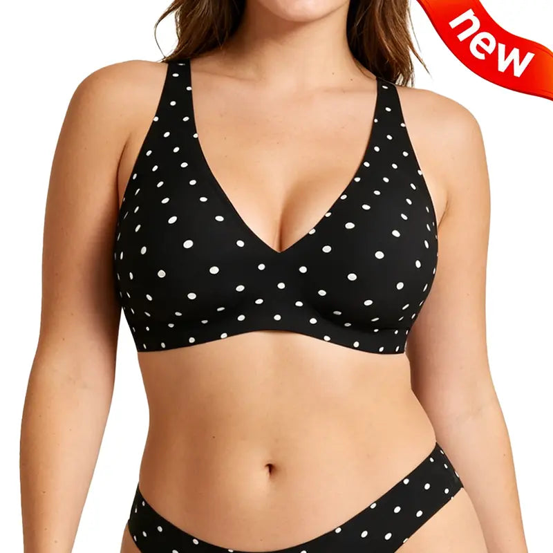 Wireless Womens Comfortable Wireless Bras Push Up Bralettes Seamless Tshirts Bras Deep V Everyday Bras