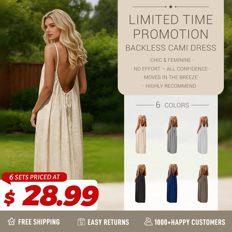 Limited Time Promotion - Backless Cami Dress