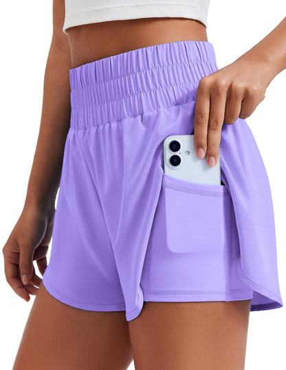 Limited time clearance🔥Anti-exposure sports shorts with built-in inner layer and convenient side pockets