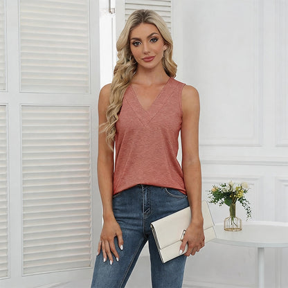 3 Pack Women's V Neck Tank Tops