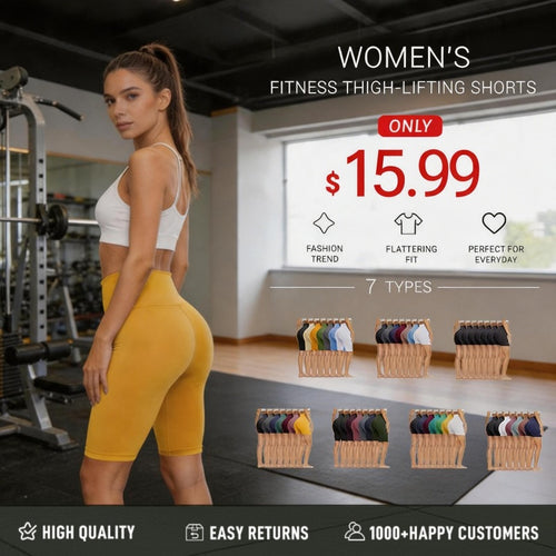 7-Pack Women’s 3”/5”/8” Workout Shorts