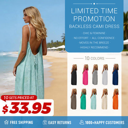 Limited Time Promotion - Backless Cami Dress