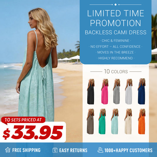 Limited Time Promotion - Backless Cami Dress