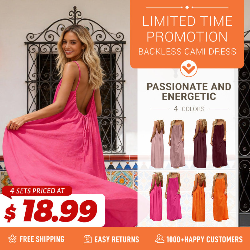Limited Time Promotion - Backless Cami Dress