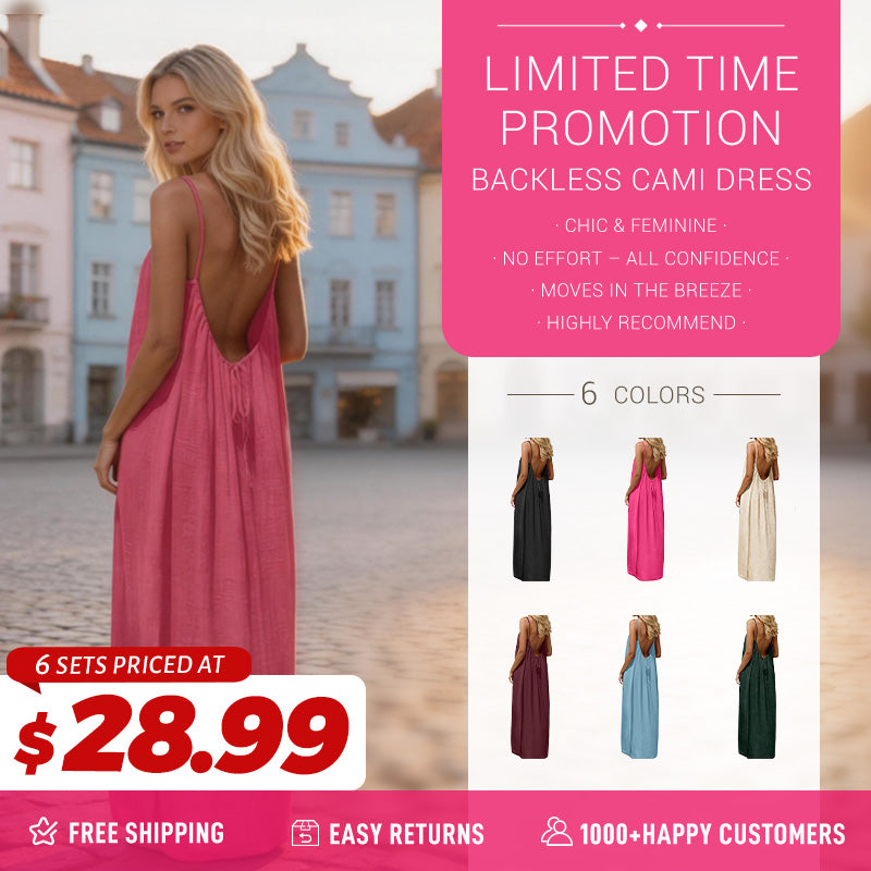 Limited Time Promotion - Backless Cami Dress