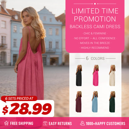 Limited Time Promotion - Backless Cami Dress